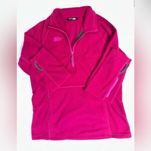 The North Face Women's Magenta Half-Zip Sweatshirt